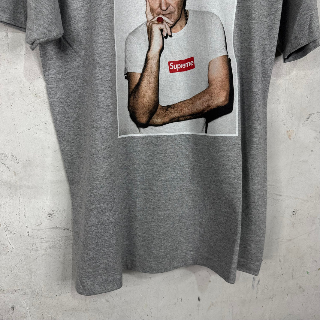 Supreme Grey Morrisey Test Print Sample T-Shirt