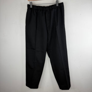 Jil Sander Elastic Waist Black Trousers