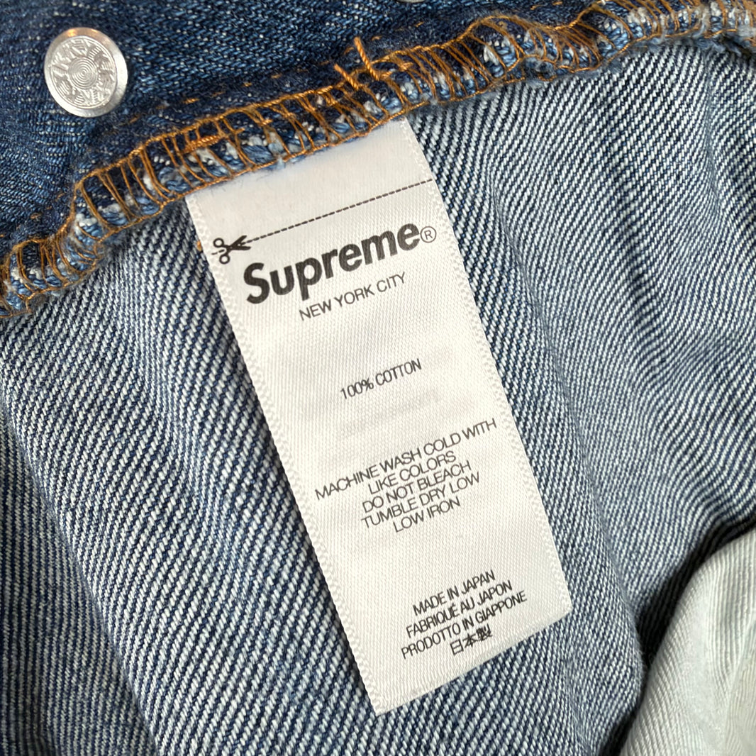 Supreme Mud Wash Selvedge Jeans