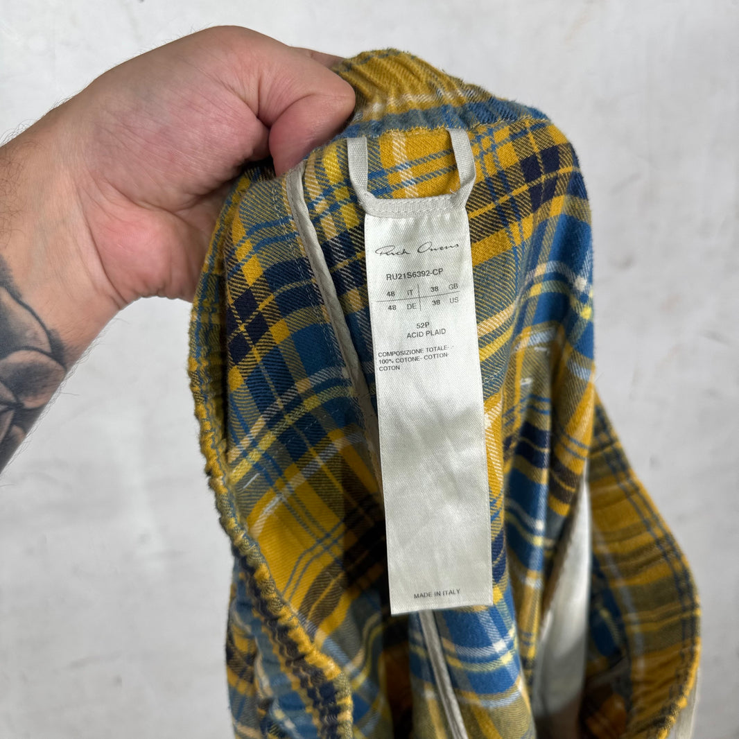 Rick Owens Phlegelethon Flannel Pants