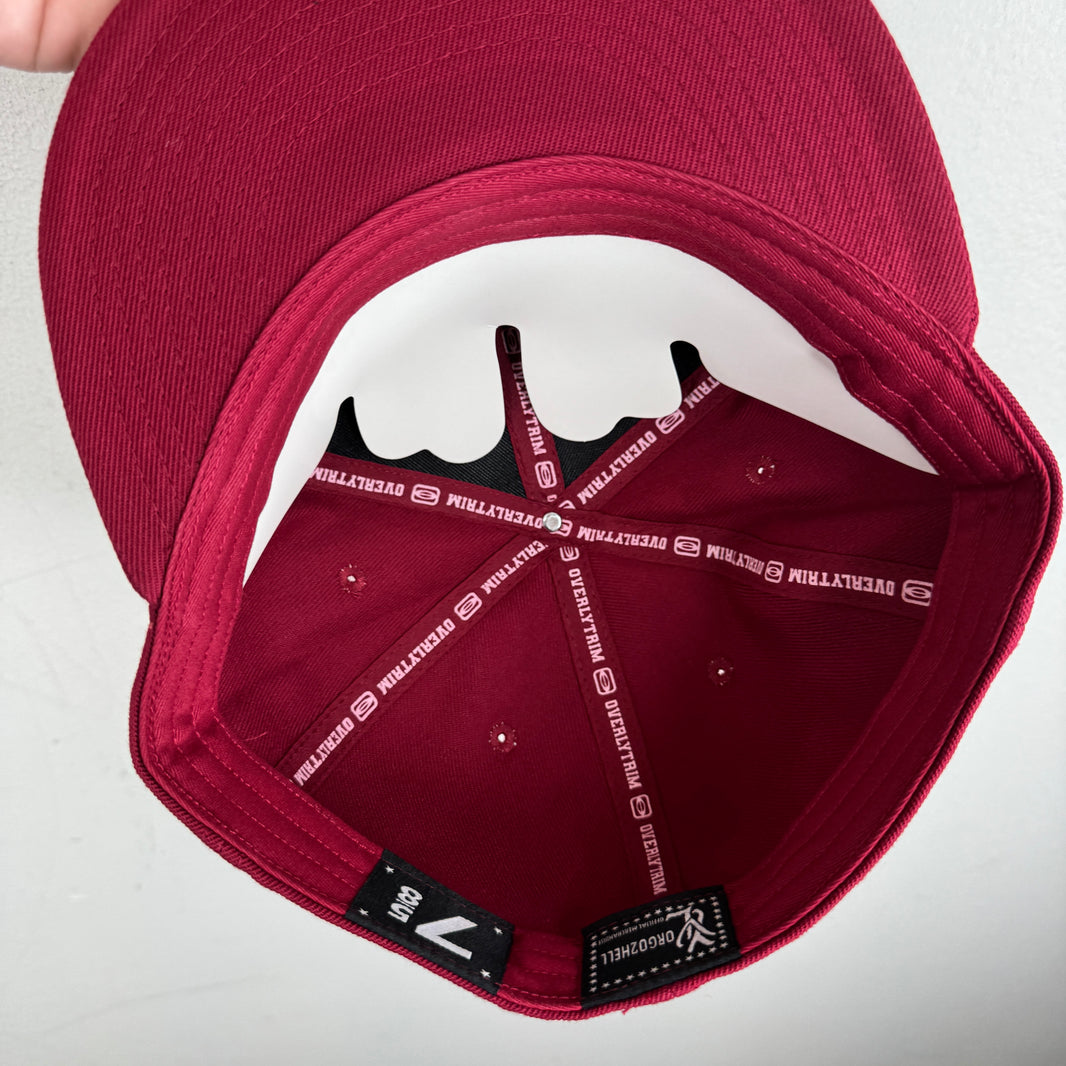 YVL Maroon Fitted Hat