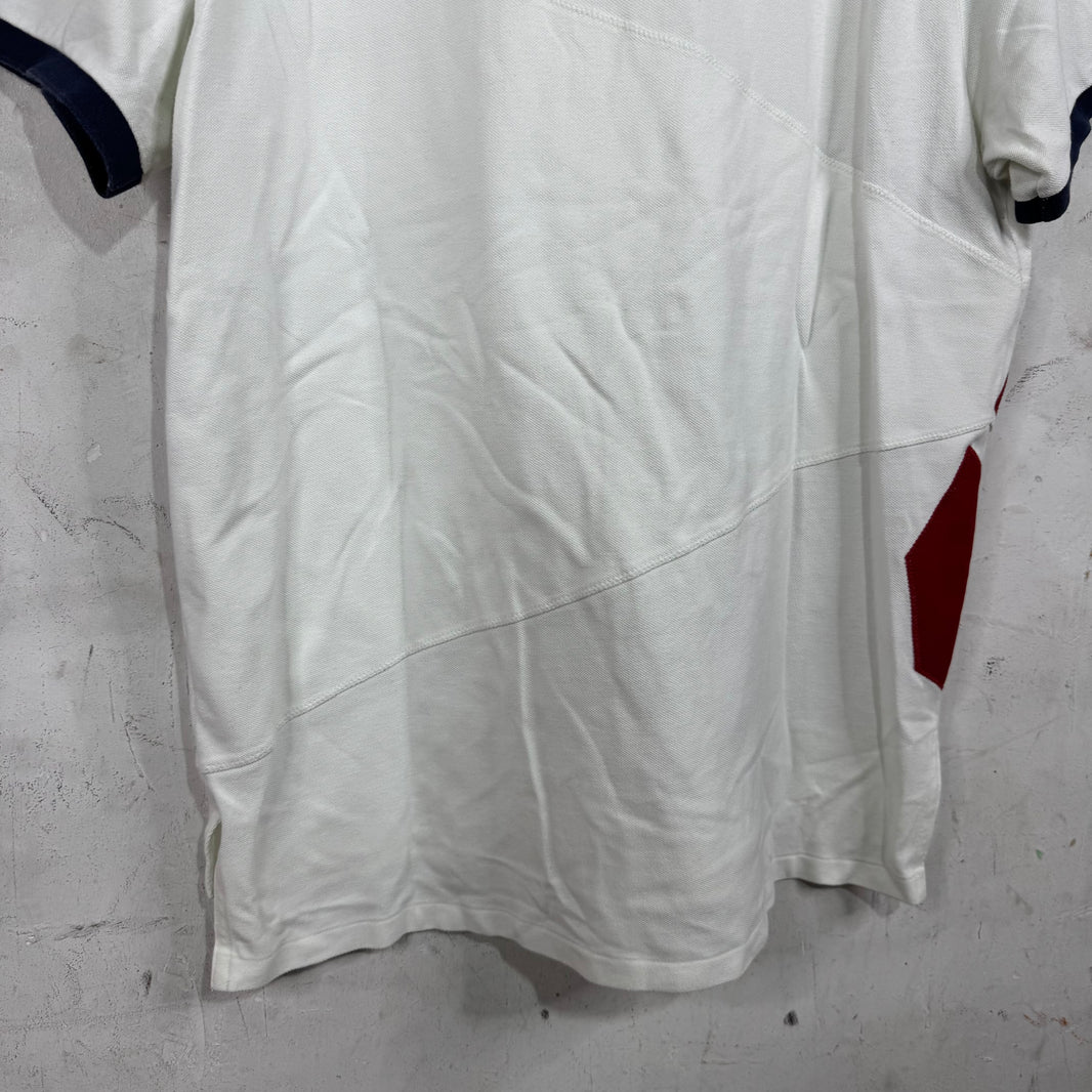 Ralph Lauren White Flag Patched 5 Polo