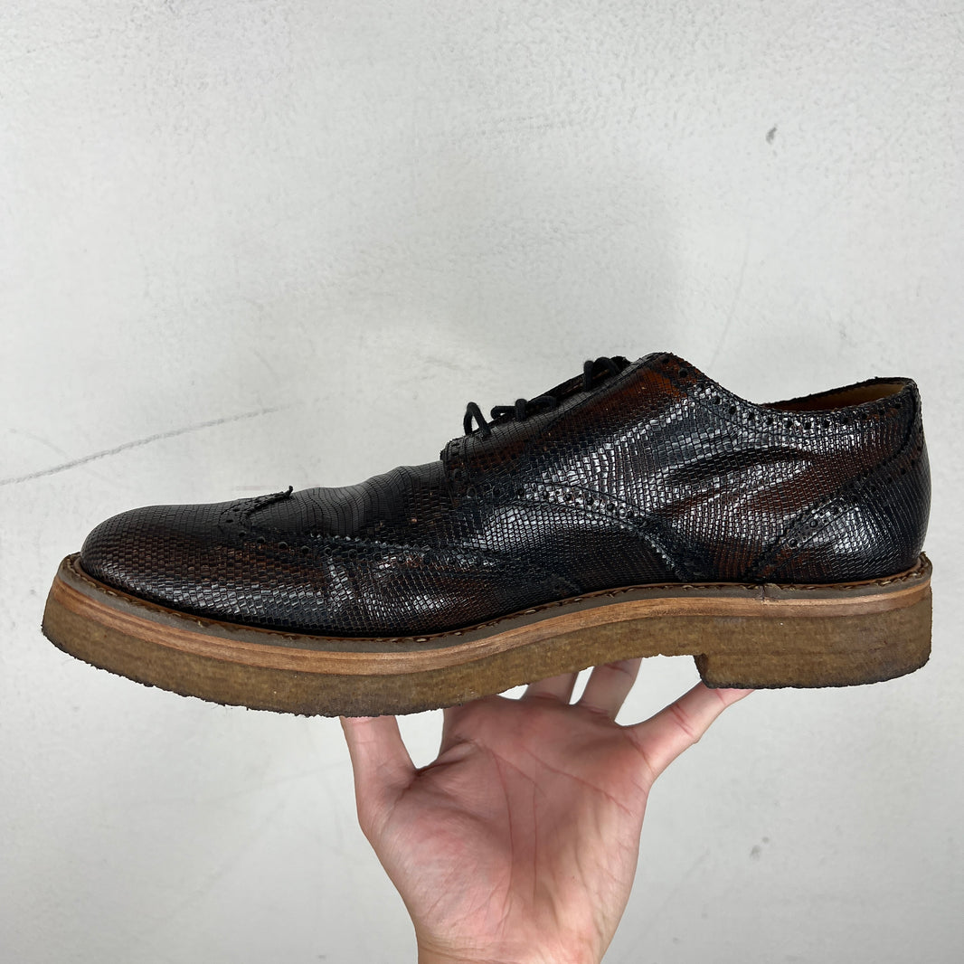 Dries Van Noten Brown Wingtip Derbys