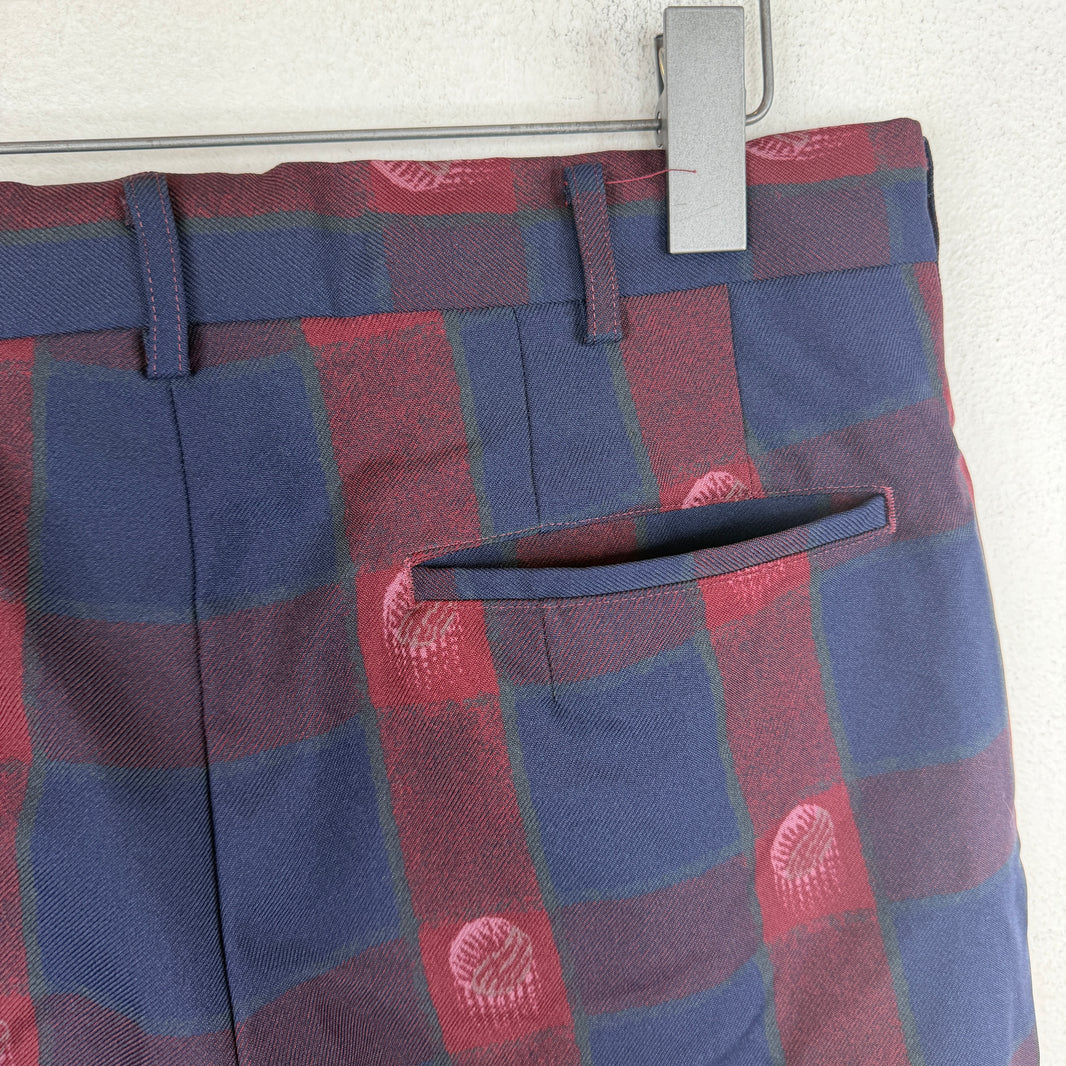 CDG Plaid Red/Blue Pants