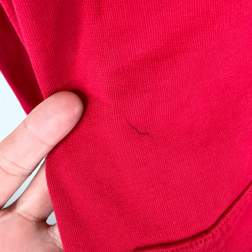Balenciaga Sample Red Back Support Zip-Up Hoodie