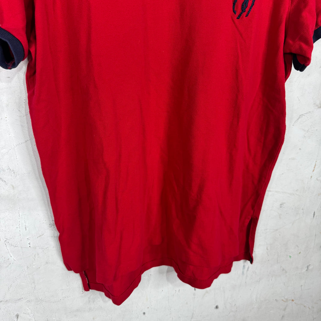 Ralph Lauren Red/Navy Big Pony #3 Polo
