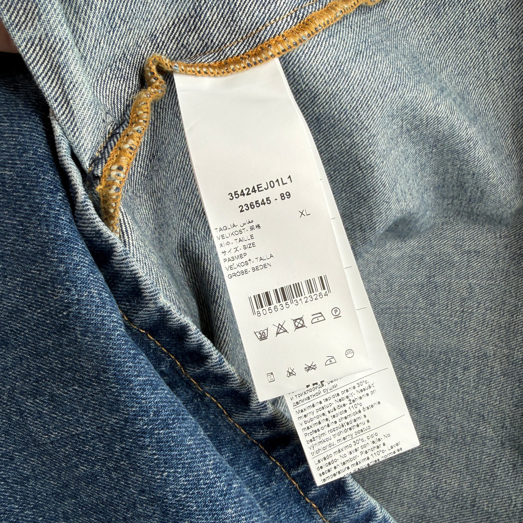 424 Camicia Uomo Denim Button Up Shirt