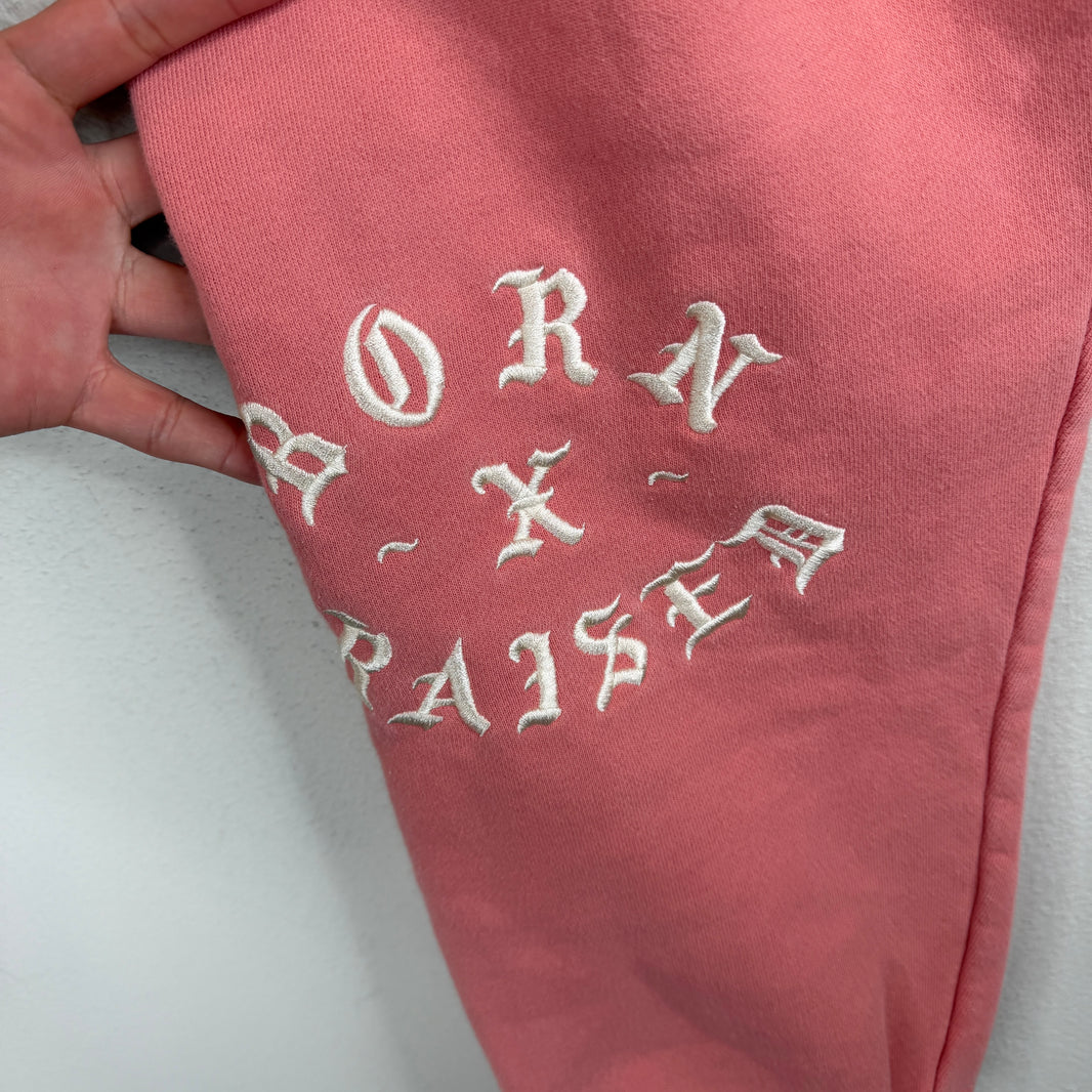 424 Born x Raised Pink Sweatpants