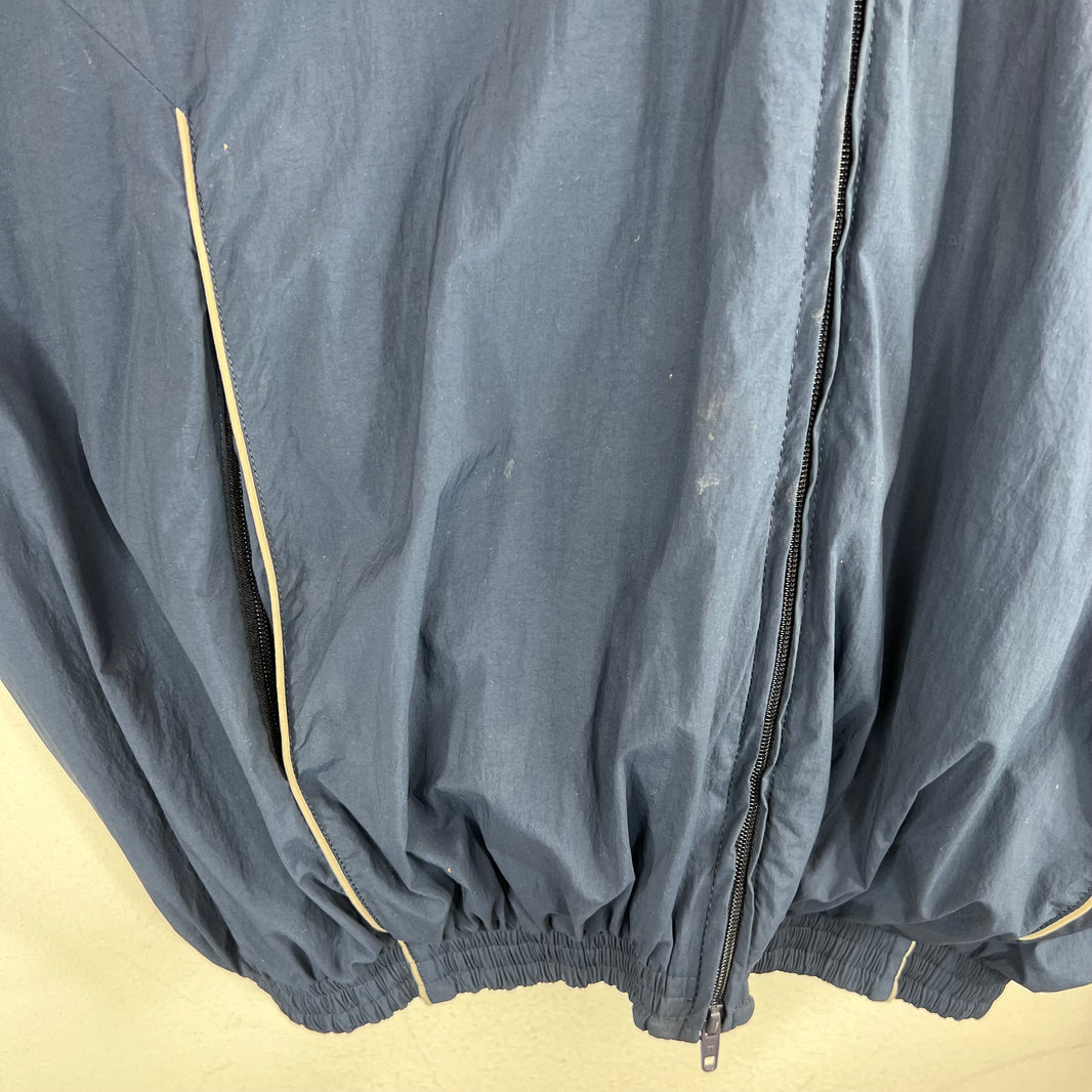 Balenciaga Loop Logo Leather Track Jacket