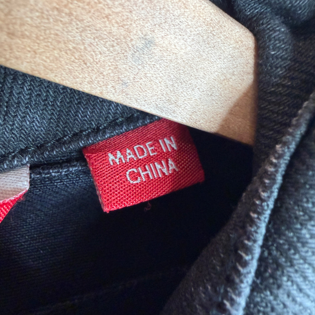 Supreme Black Layered Denim Jacket