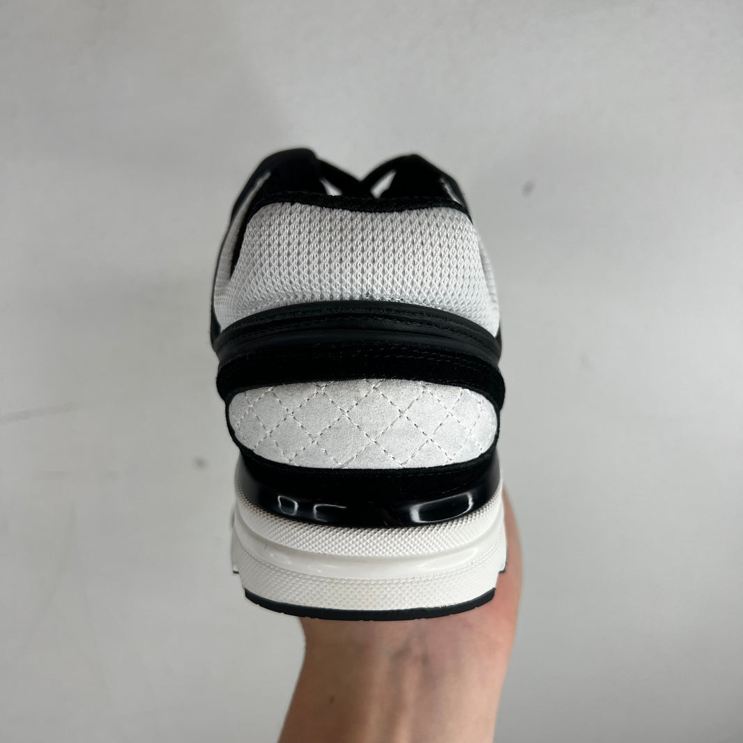 Chanel Black/White CC Runners