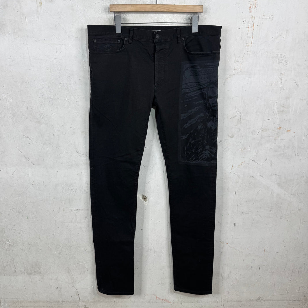 Dior Pettibon Graphic Jeans
