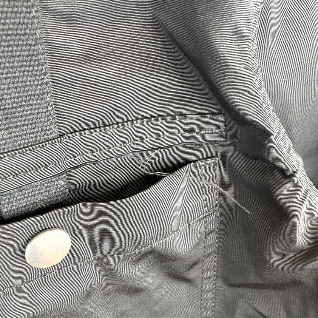 DRKSHDW Nylon Cargo Front Logo Button Up LS Shirt