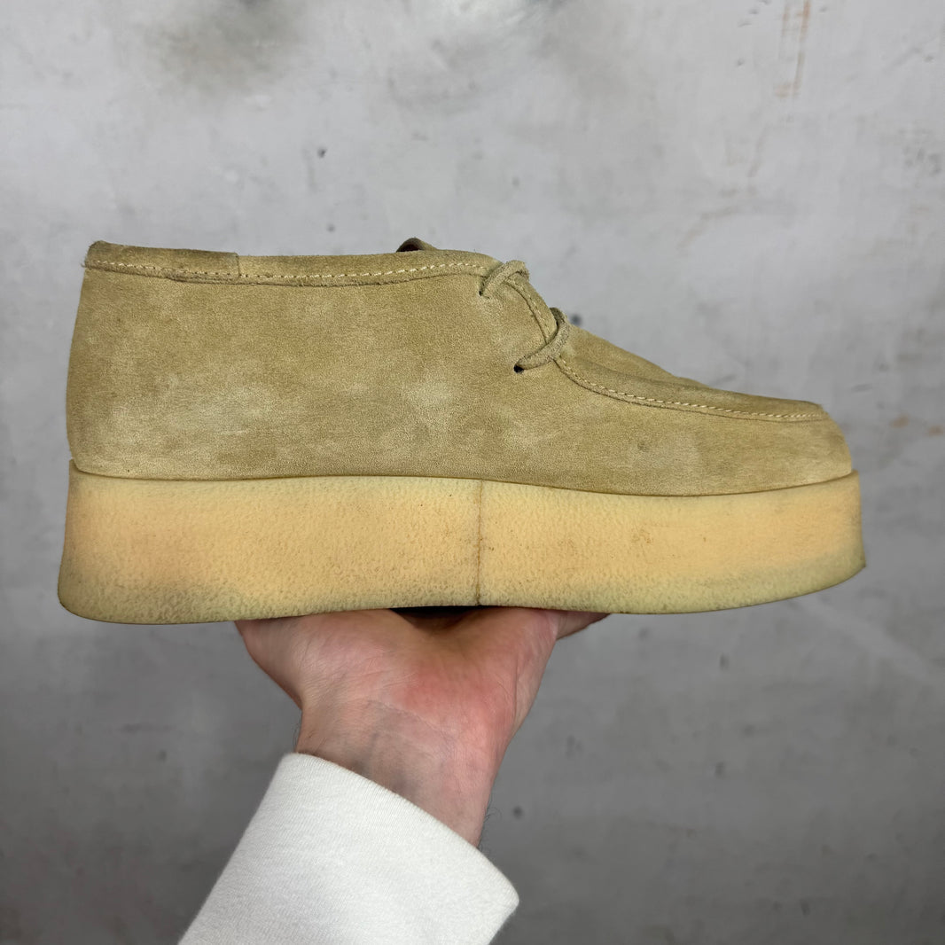 Loewe Suede Wedge Derbys