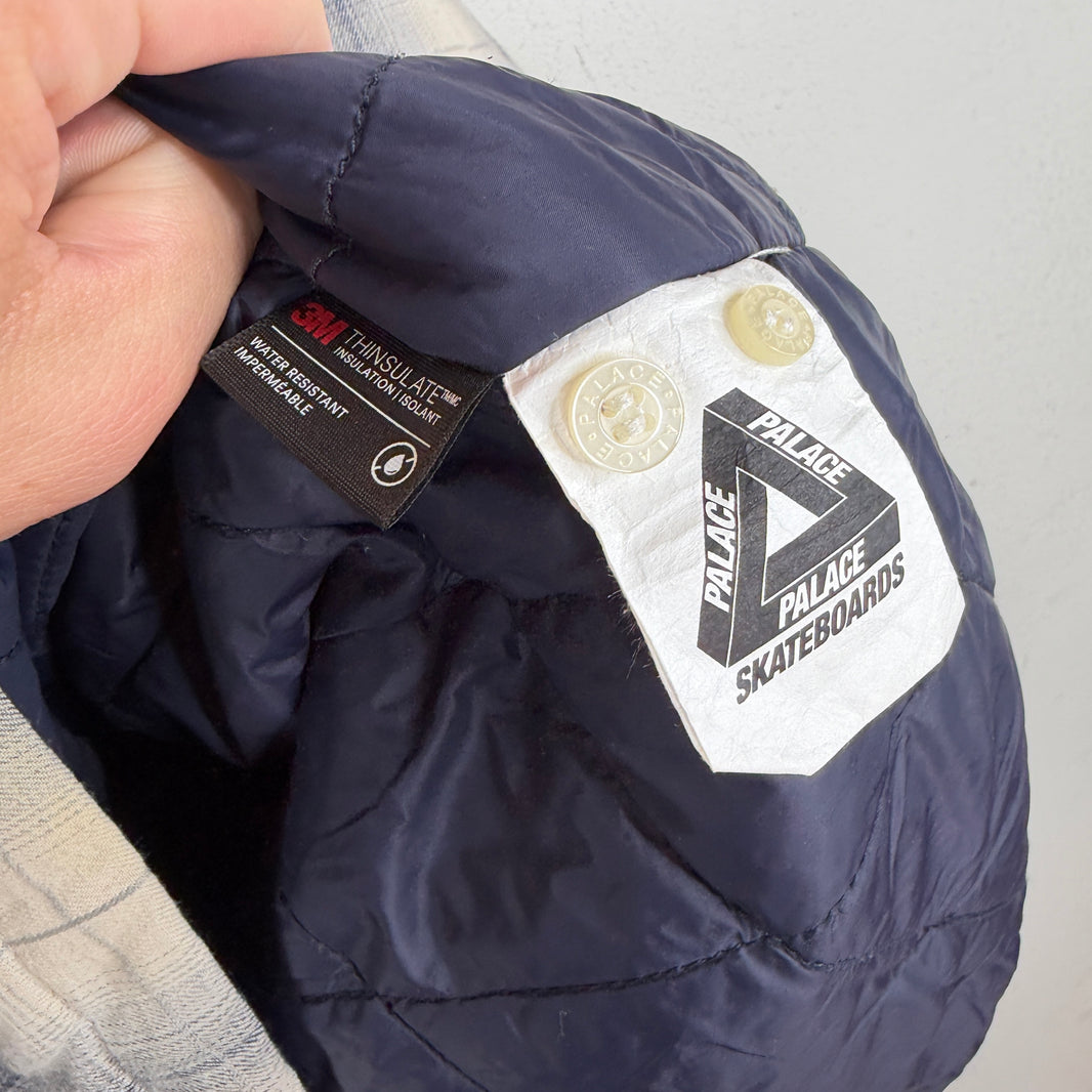 Palace Light Padded Duck Zip Flannel