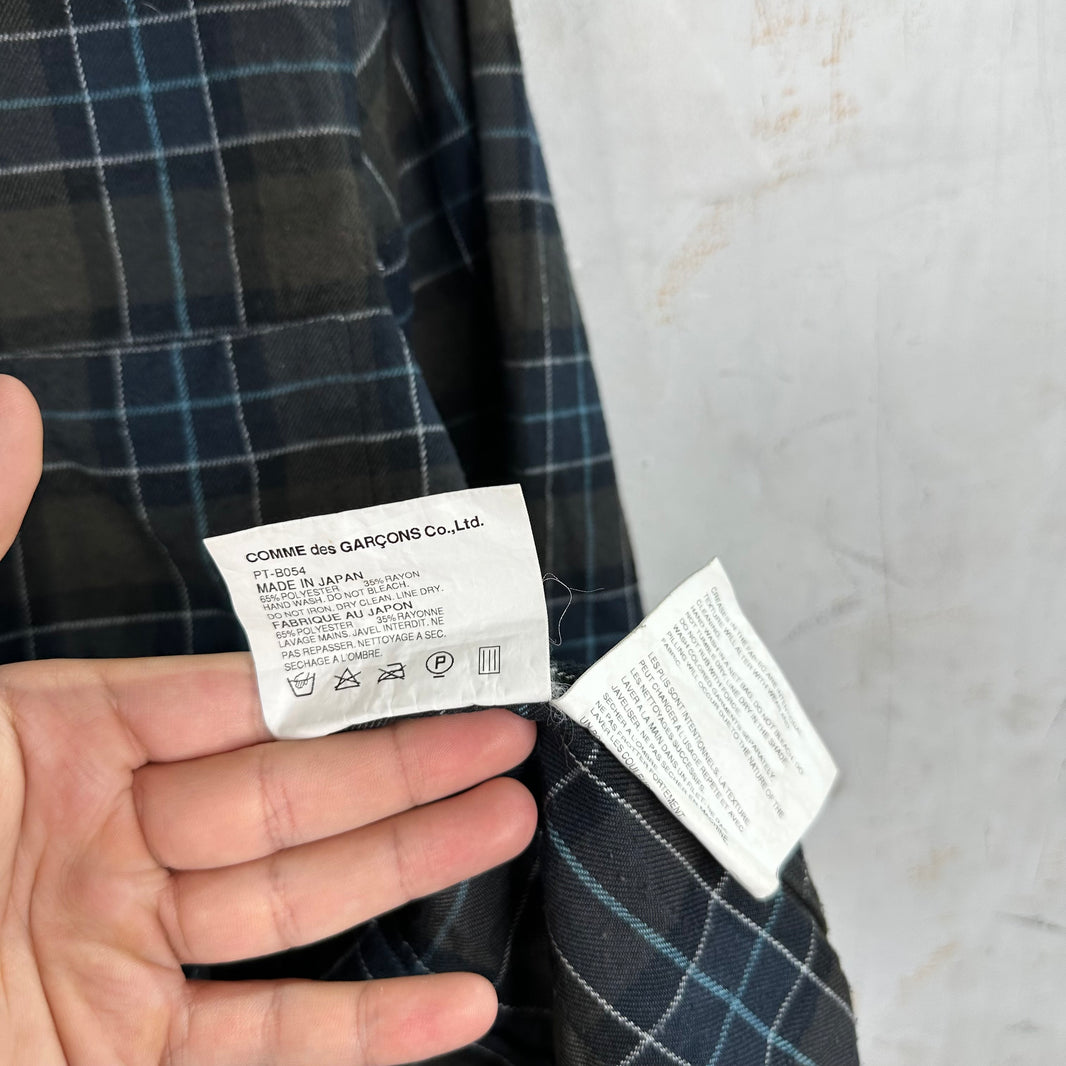 CDG Homme Plus Checkered Flannel