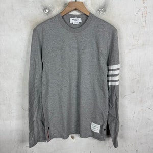 Thom Browne Striped Sleeve Paneled LS T-Shirt