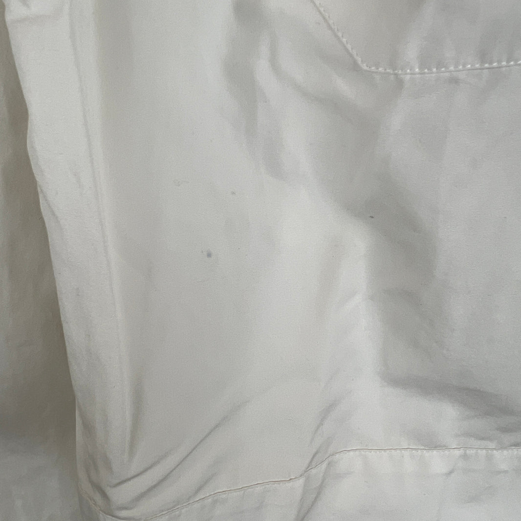 Chanel White Zip Up Thin Jacket