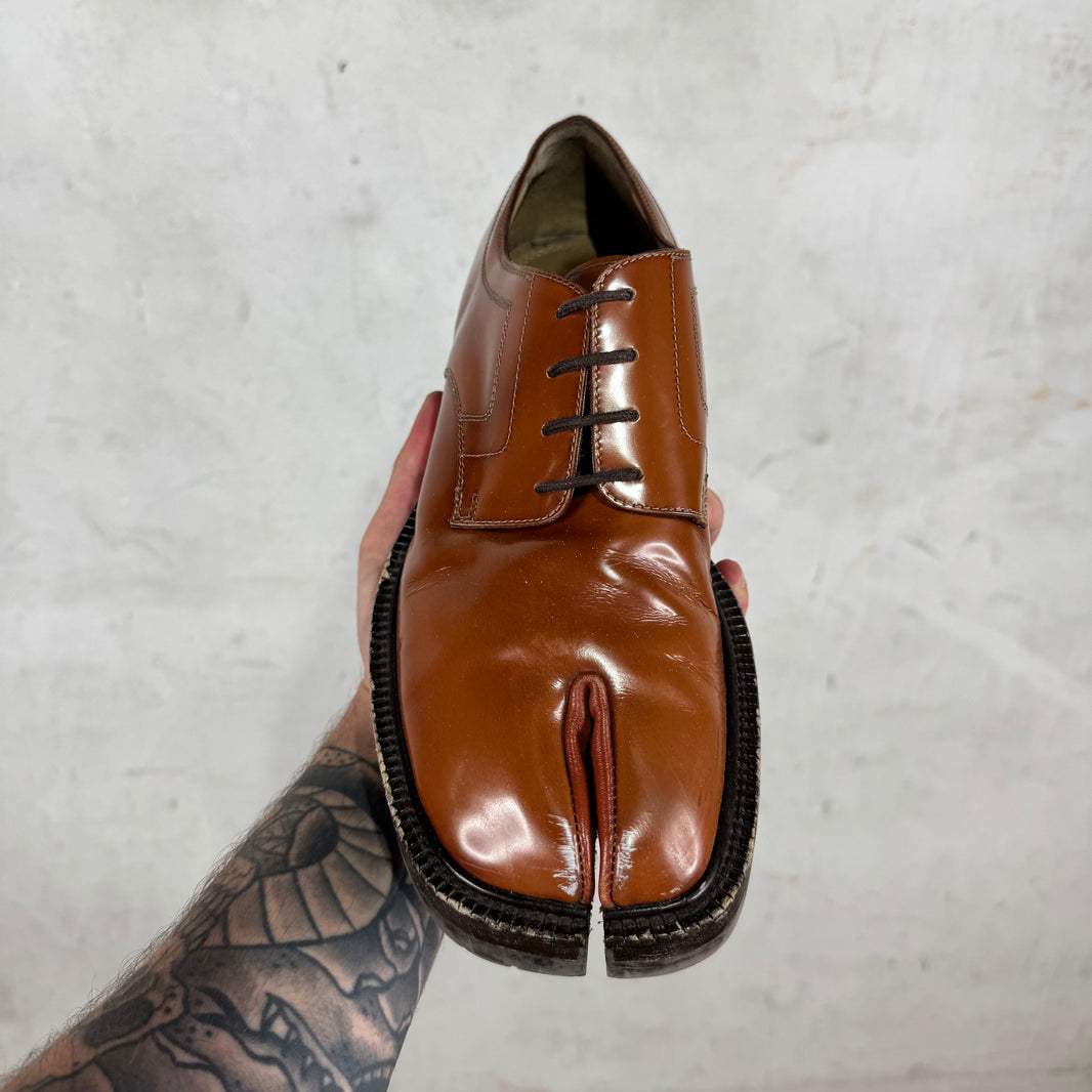 Margiela Brown Tabi Derbys