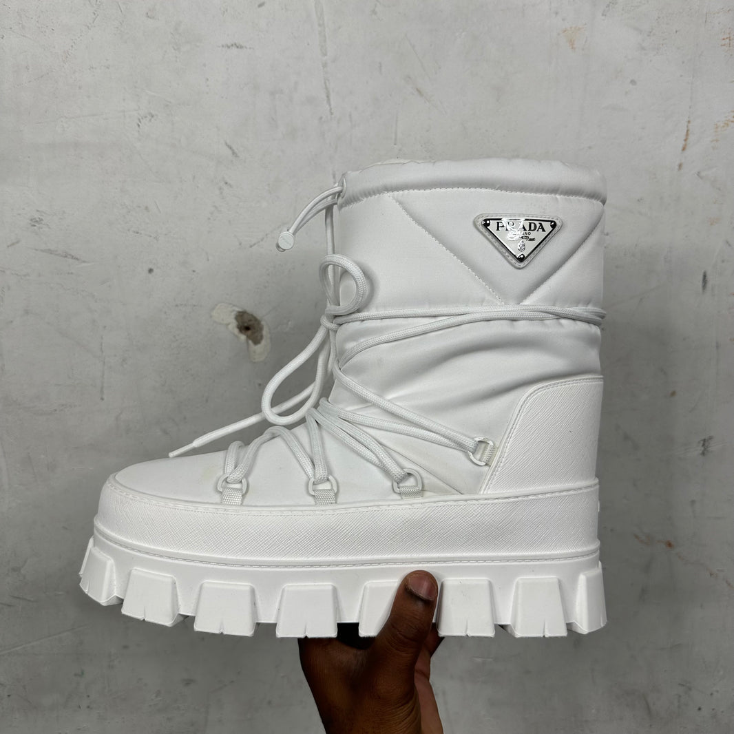 Prada White Ski Boots