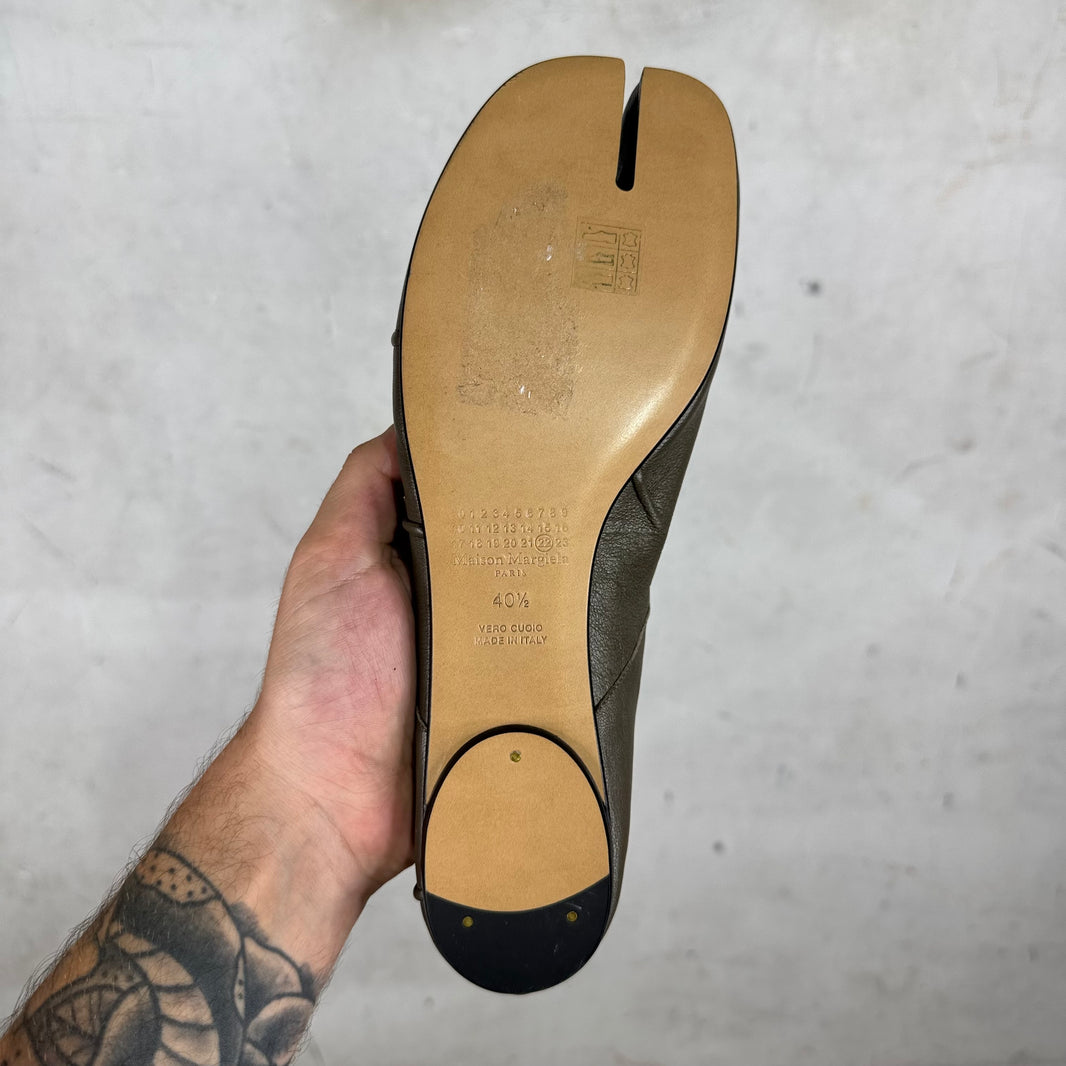 Margiela Olive Tabi Flats DS