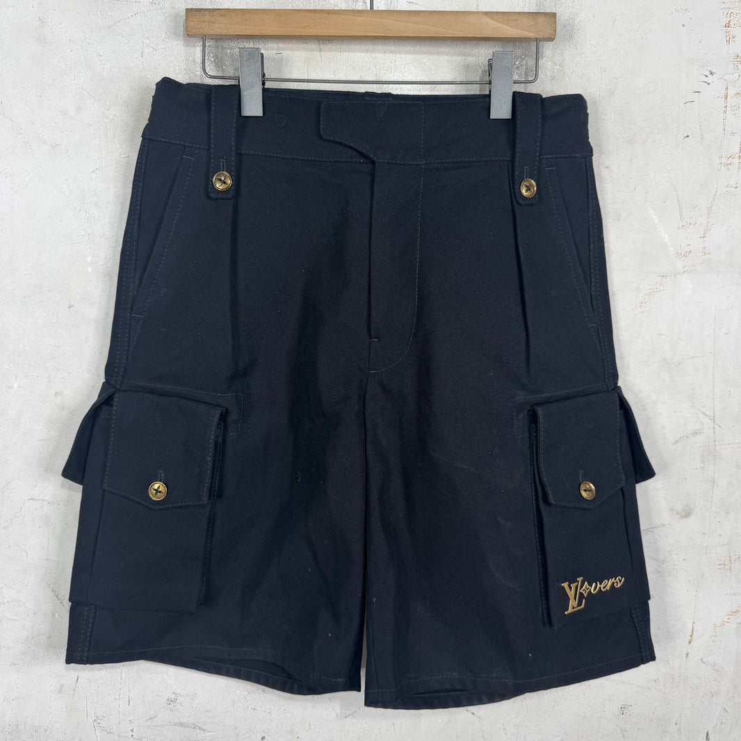 Louis Vuitton Lovers Heavy Canvas Cargo Shorts