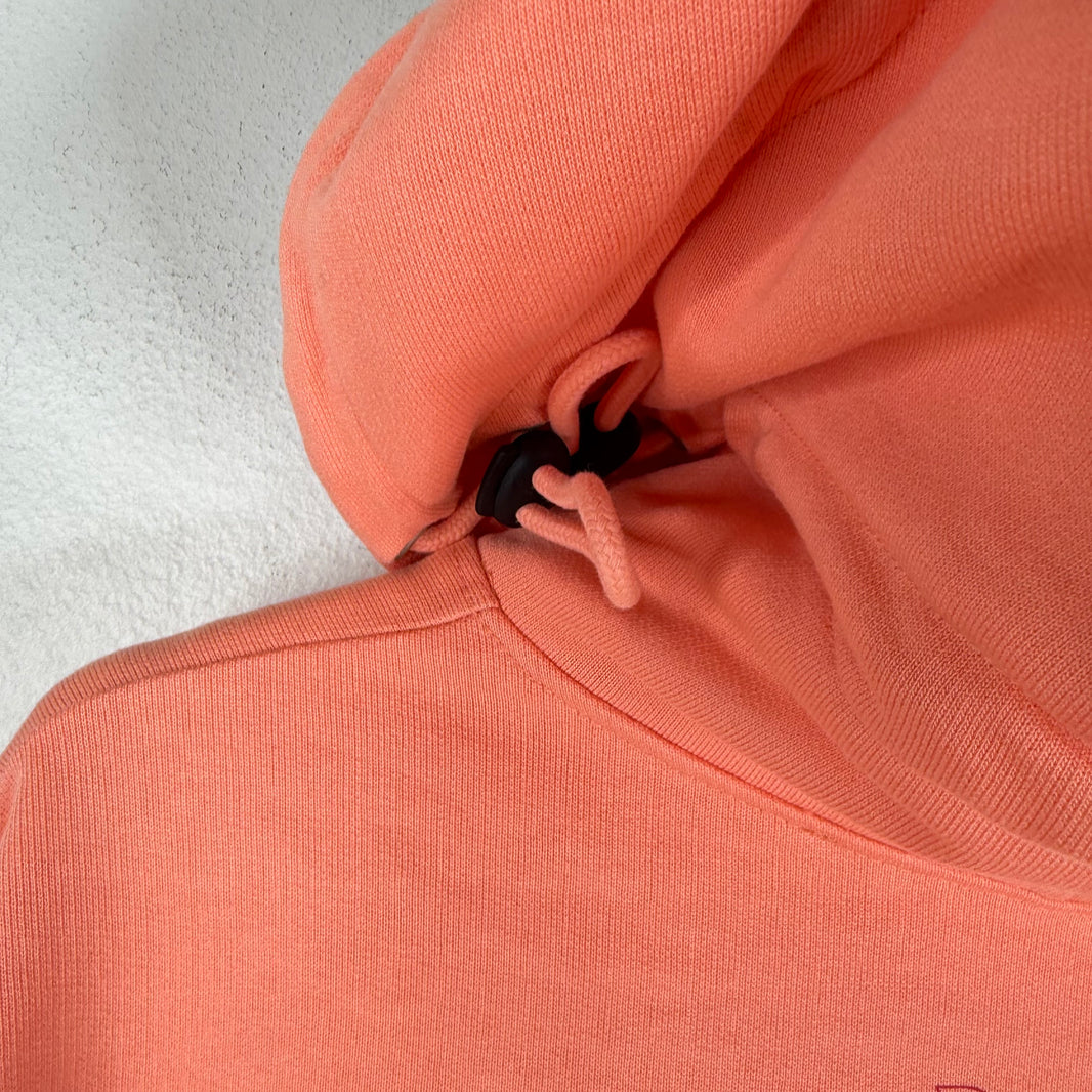 Martine Rose Peach Logo Cinch Hoodie