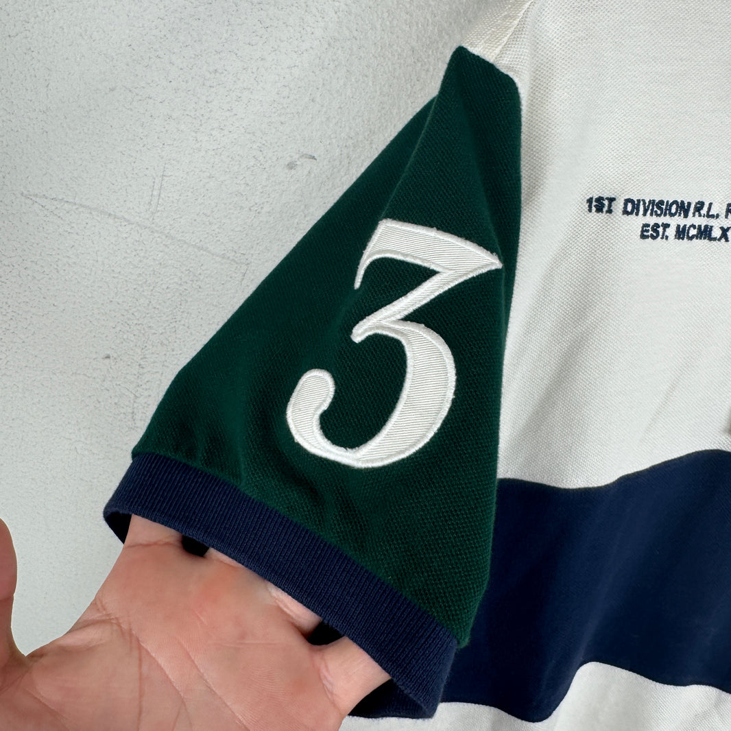 Ralph Lauren White Stripe Polo Shirt