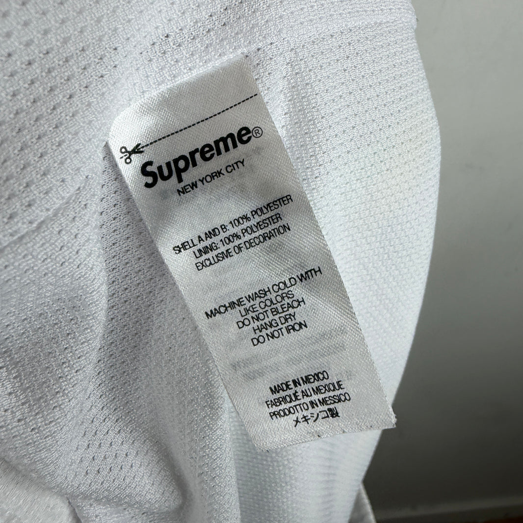Supreme White Feedback Shorts
