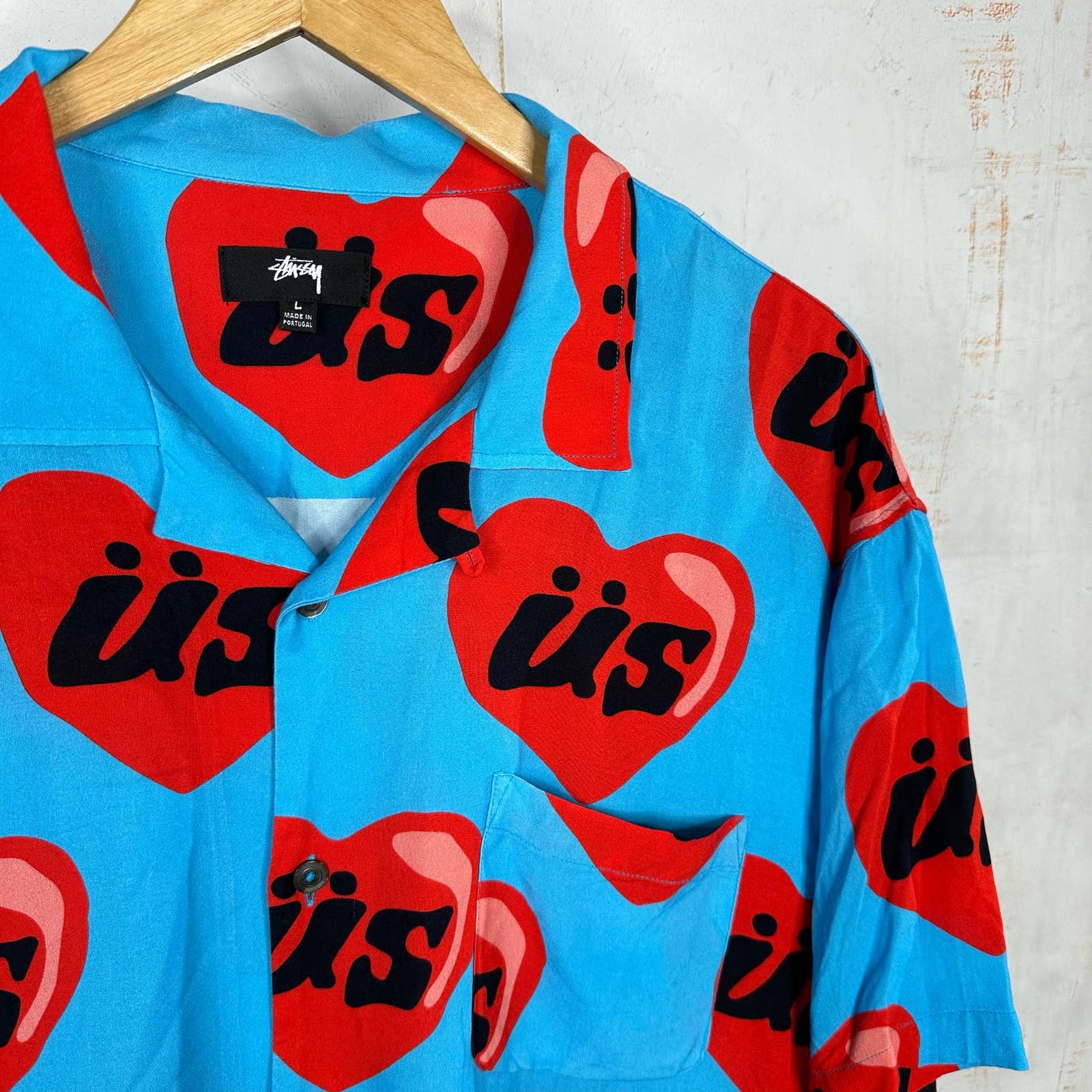 Stussy CPFM Heart Button Up Shirt