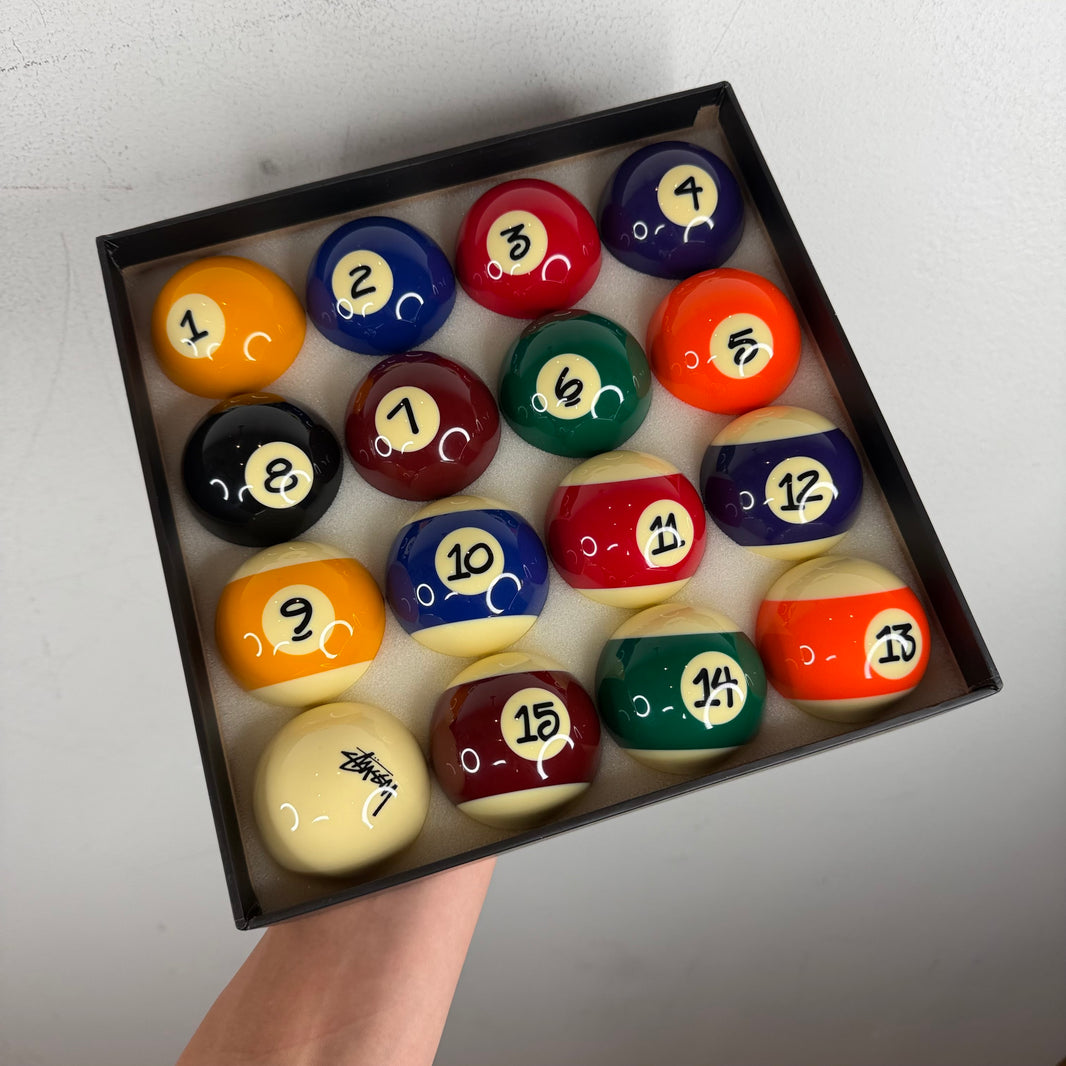 Stussy Pool 8-Ball Set
