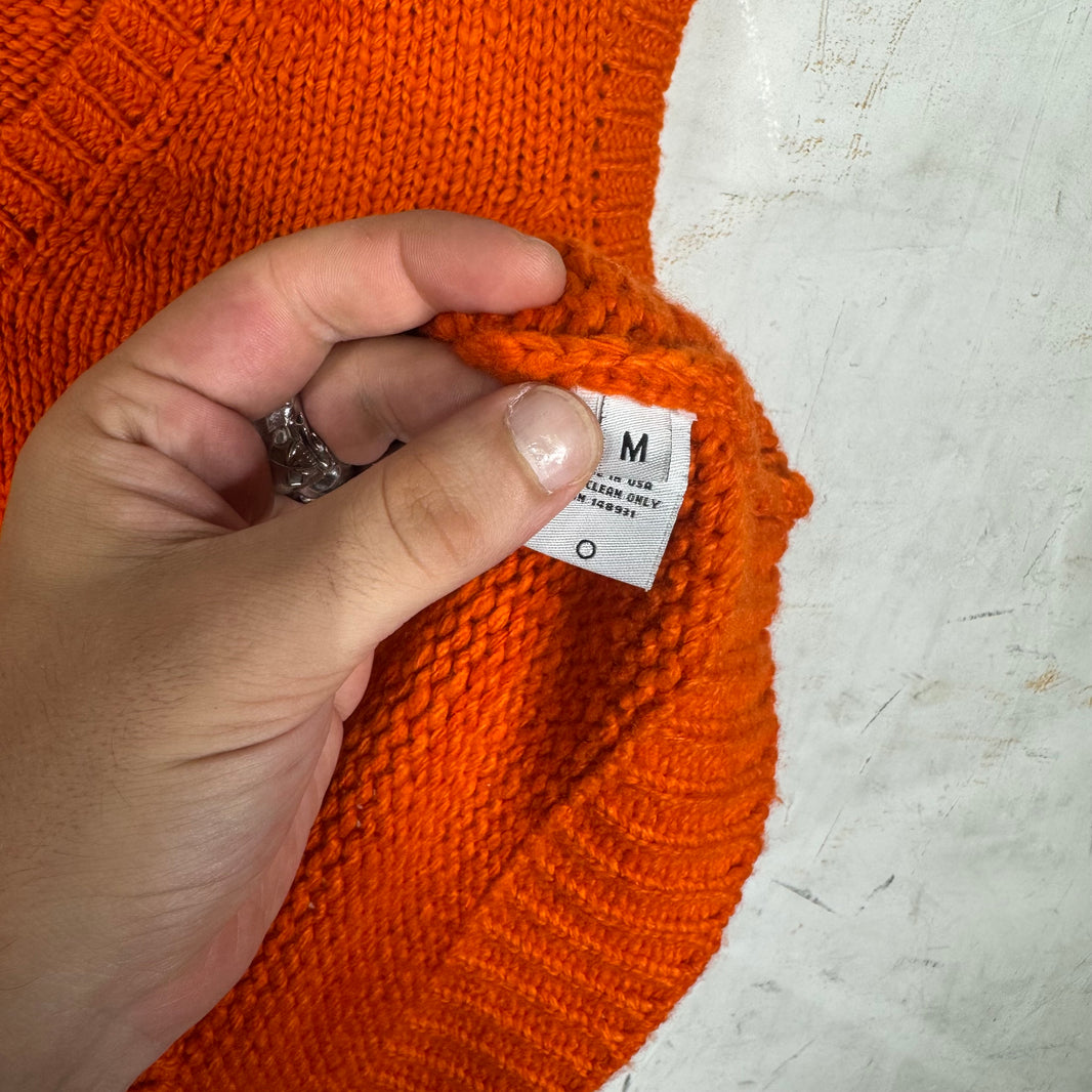 Elder Statesman Orange Cashmere Sweater Vest