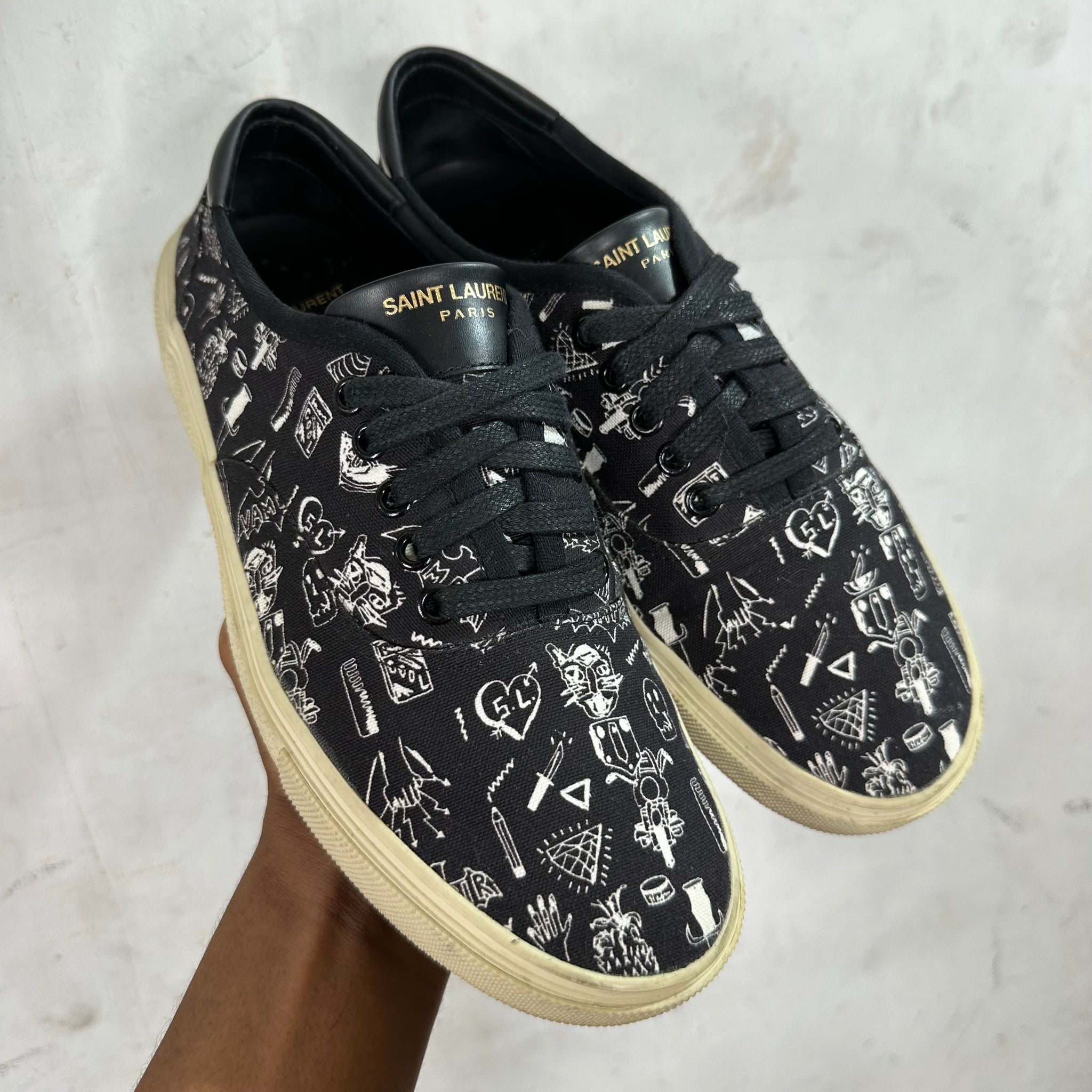 Saint Laurent Flat Motif Trainer