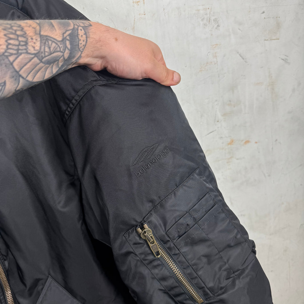 Balenciaga Nylon 3B Bomber Jacket