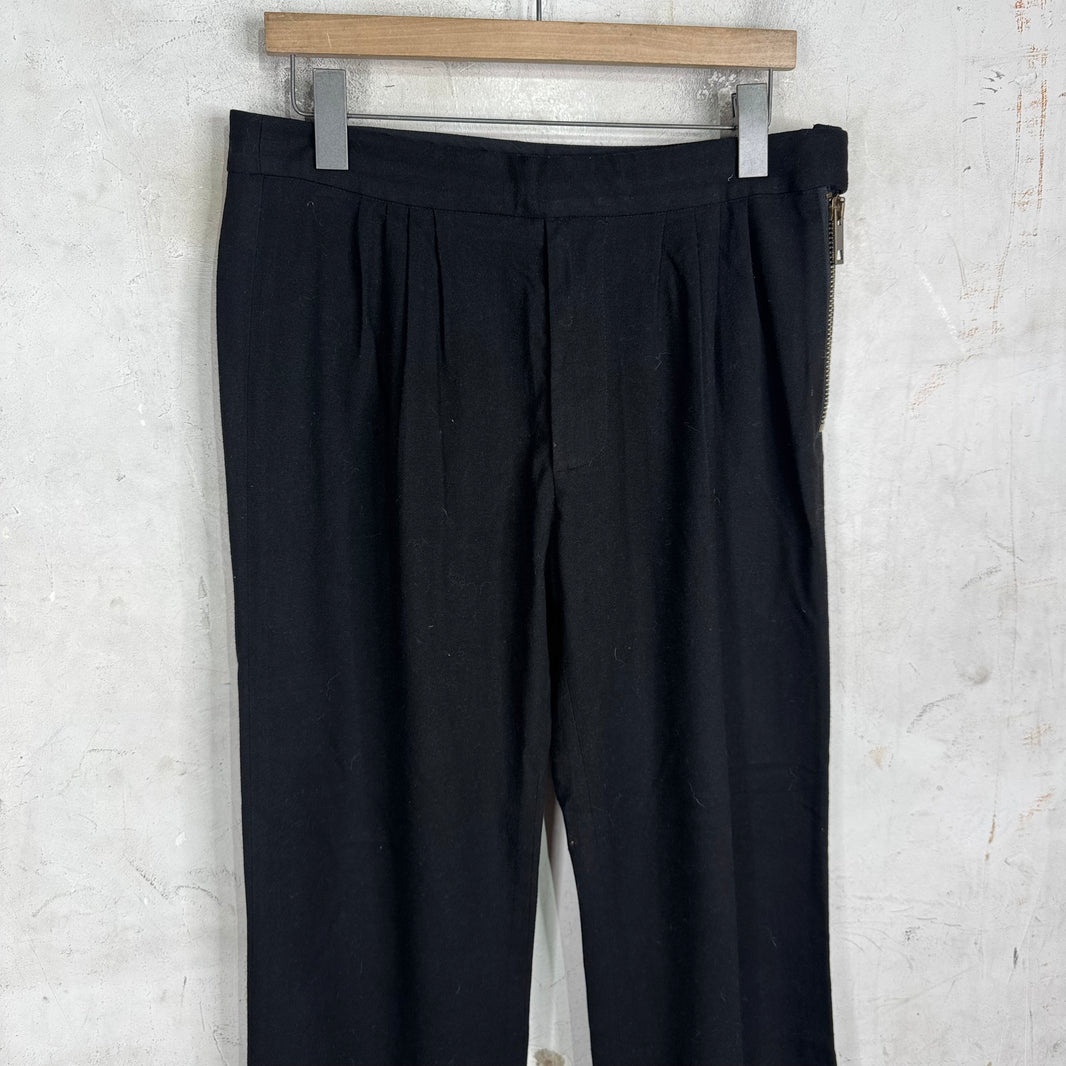 Raf Simons AW 00-01 Wool Side Zipped Trousers