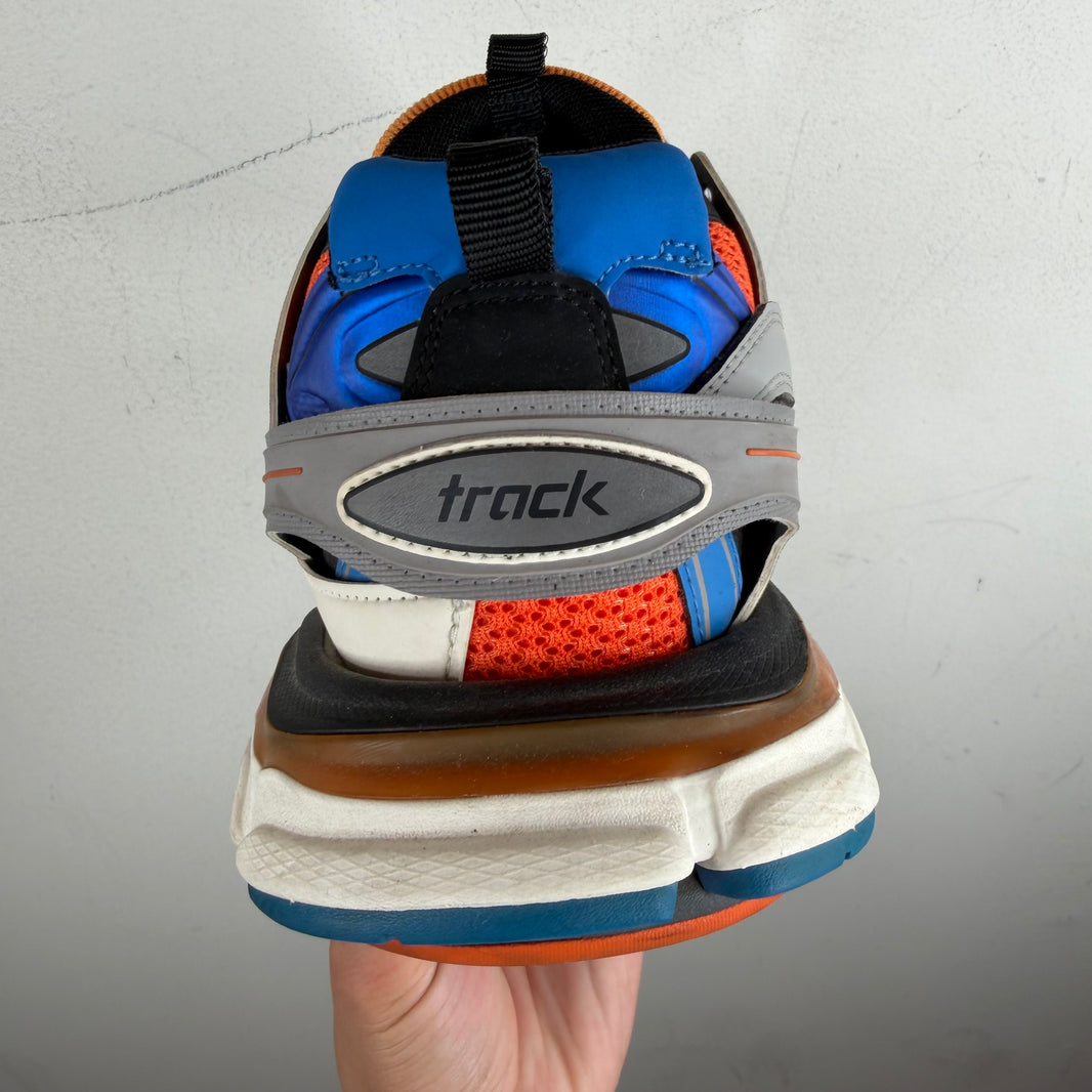 Balenciaga Orange/Blue Track Sneakers