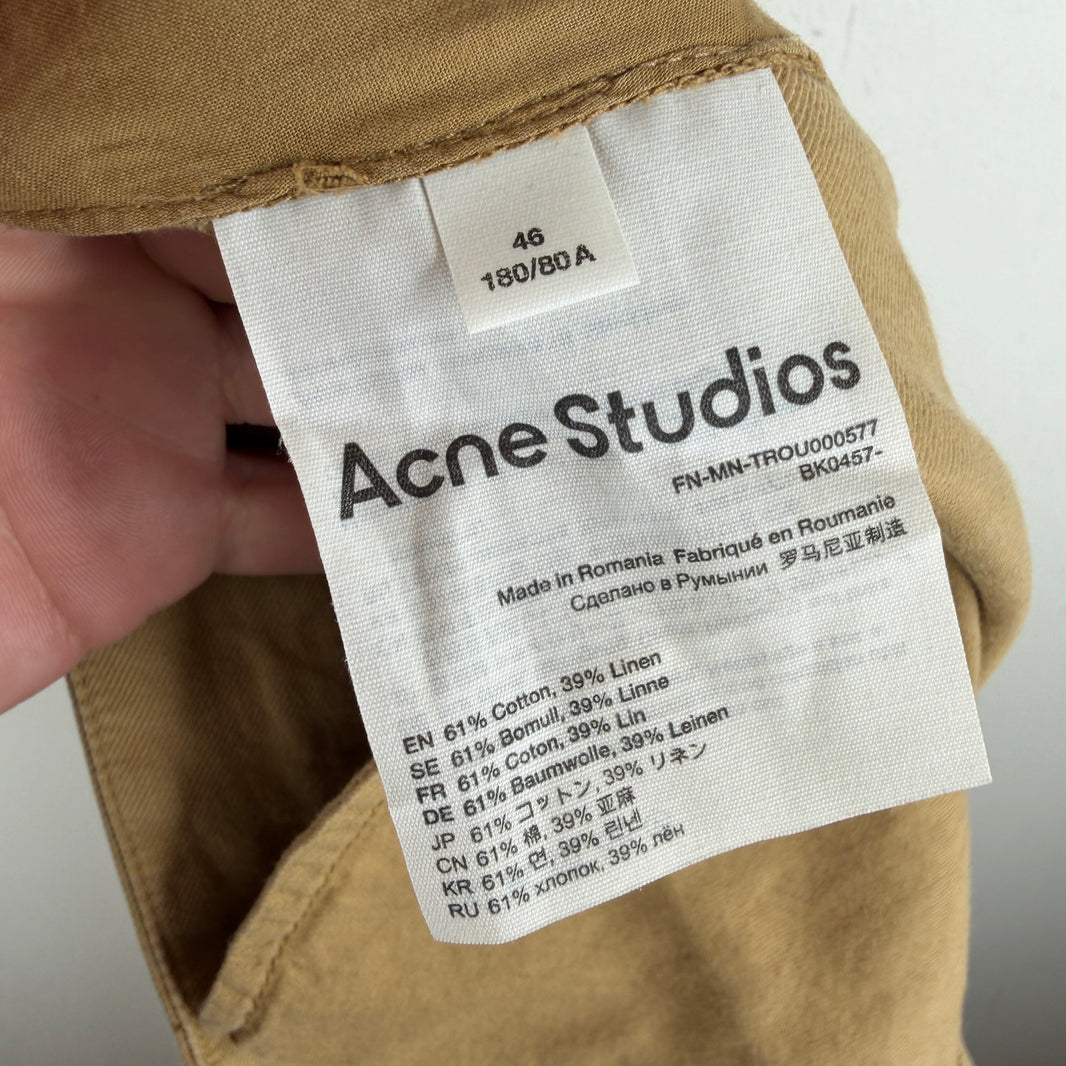 Acne Studios Wide Cuffed Trousers