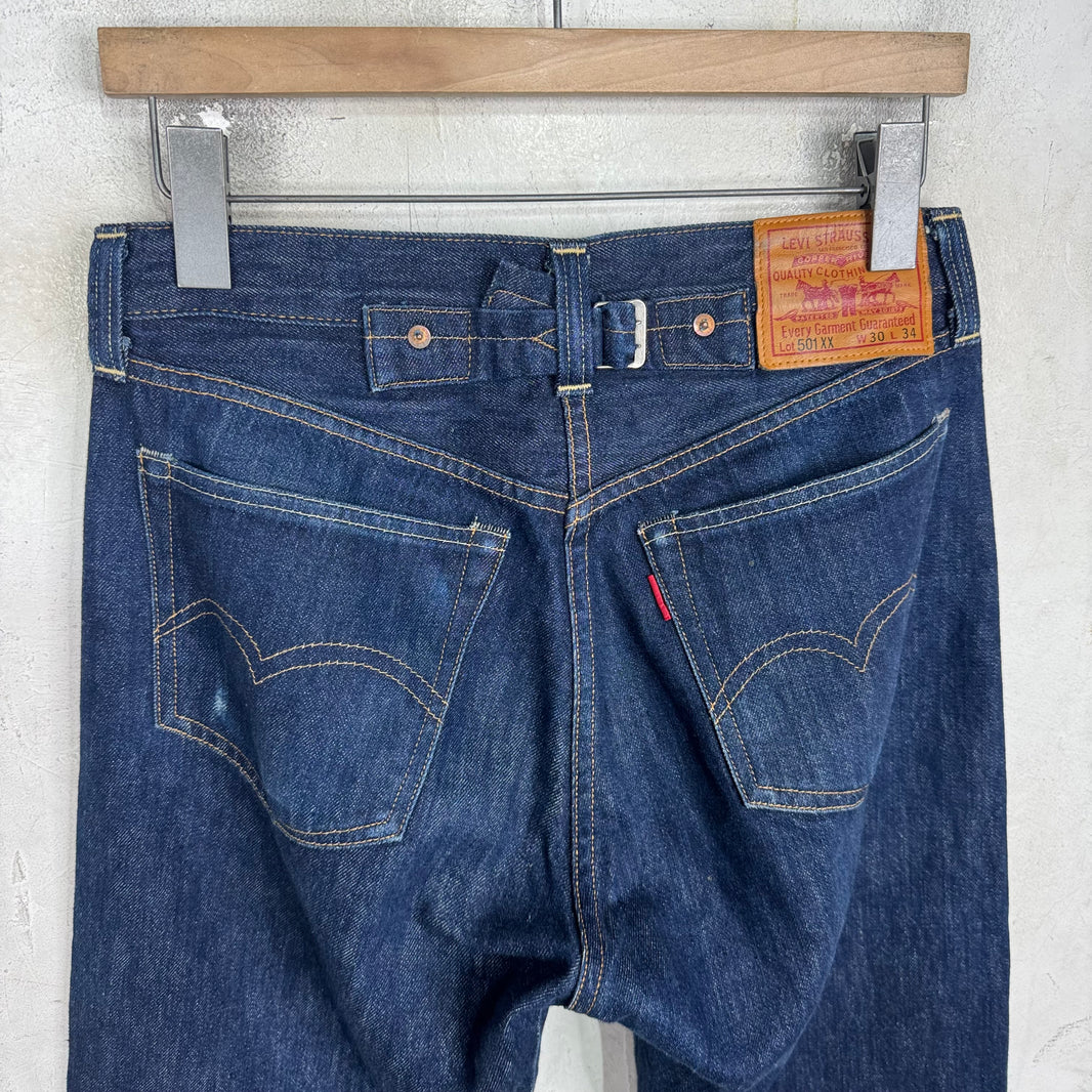 Levis Darkwash Selevedge 501 Jeans