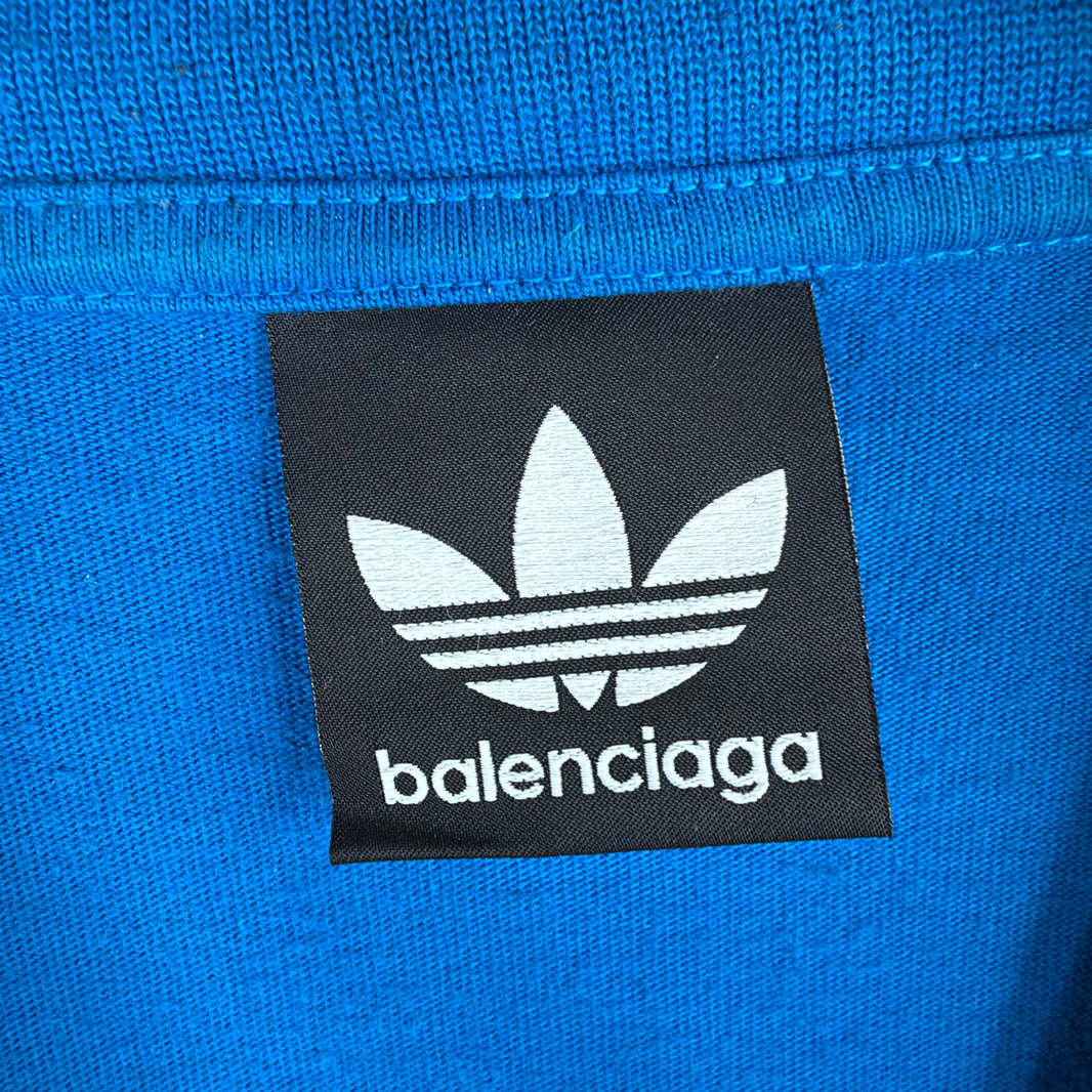 Balenciaga Adidas Cotton Jersey T-Shirt