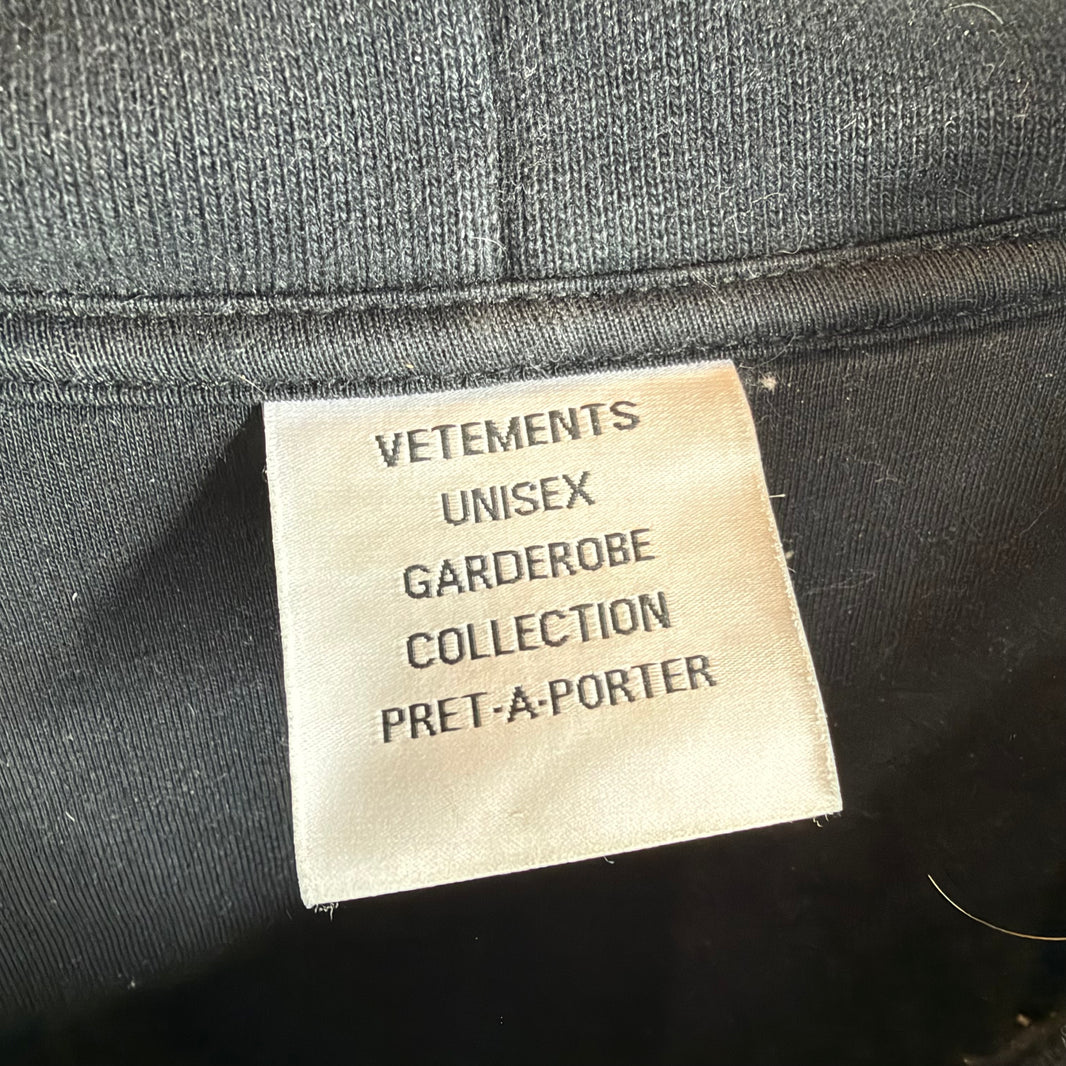Vetements Puff Logo Hoodie