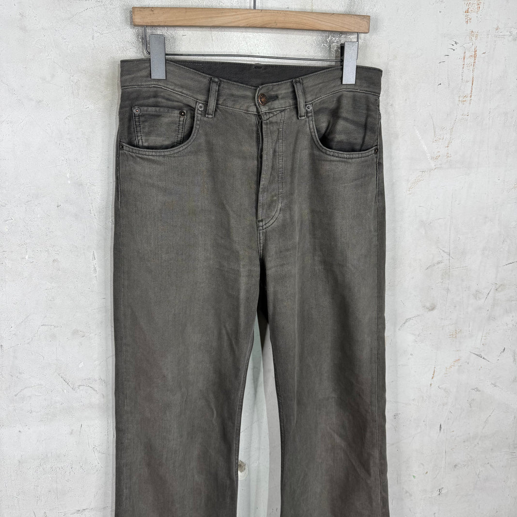Acne Studios Grey Washed Bootcut Jeans