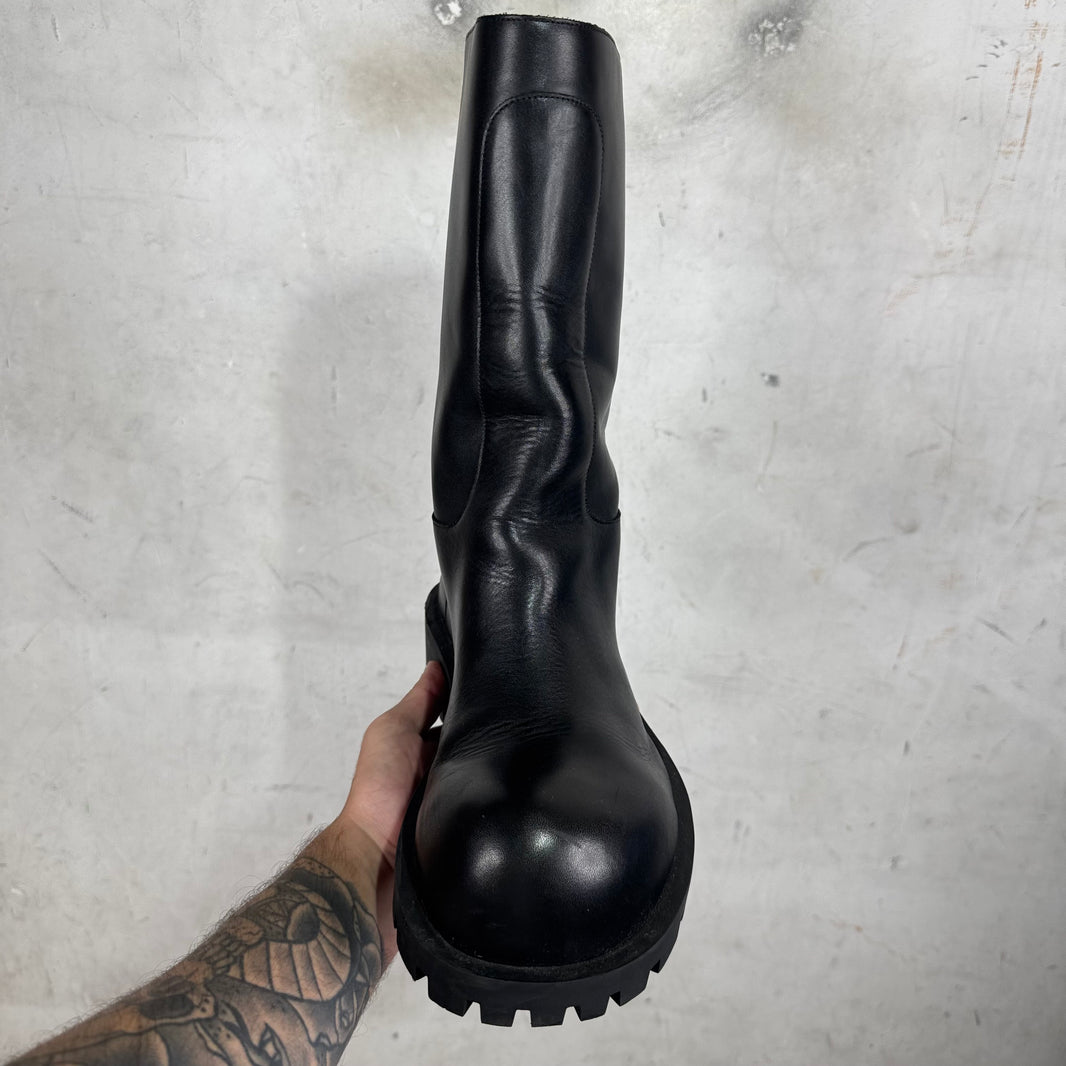 Balenciaga Leather Hummer Booties