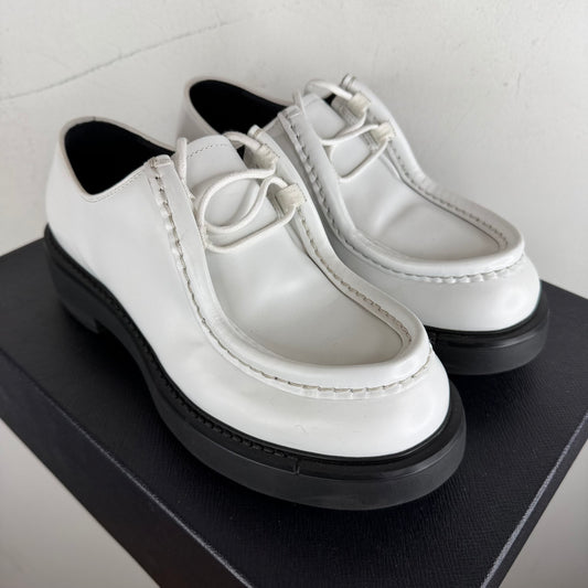 Prada White Diapason Derby