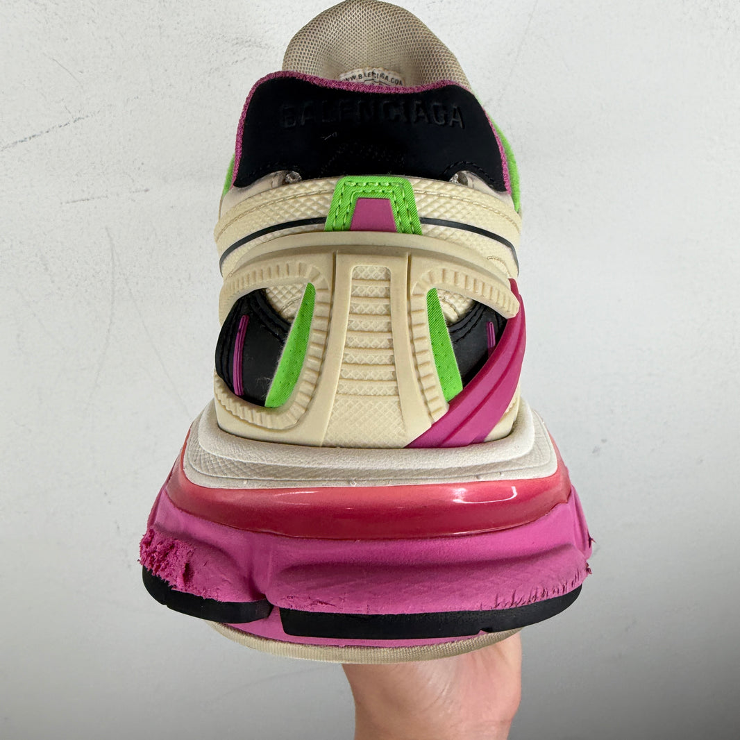 Balenciaga Pink/Green Track 2 Sneakers
