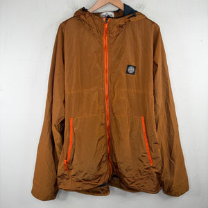 Stone Island Orange Hooded Jacket