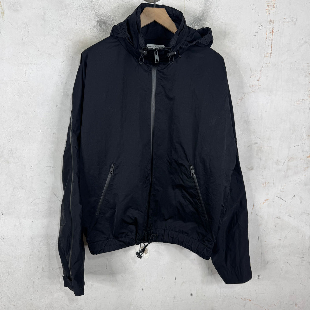 Bottega Veneta Nylon Zippered Shell Jacket