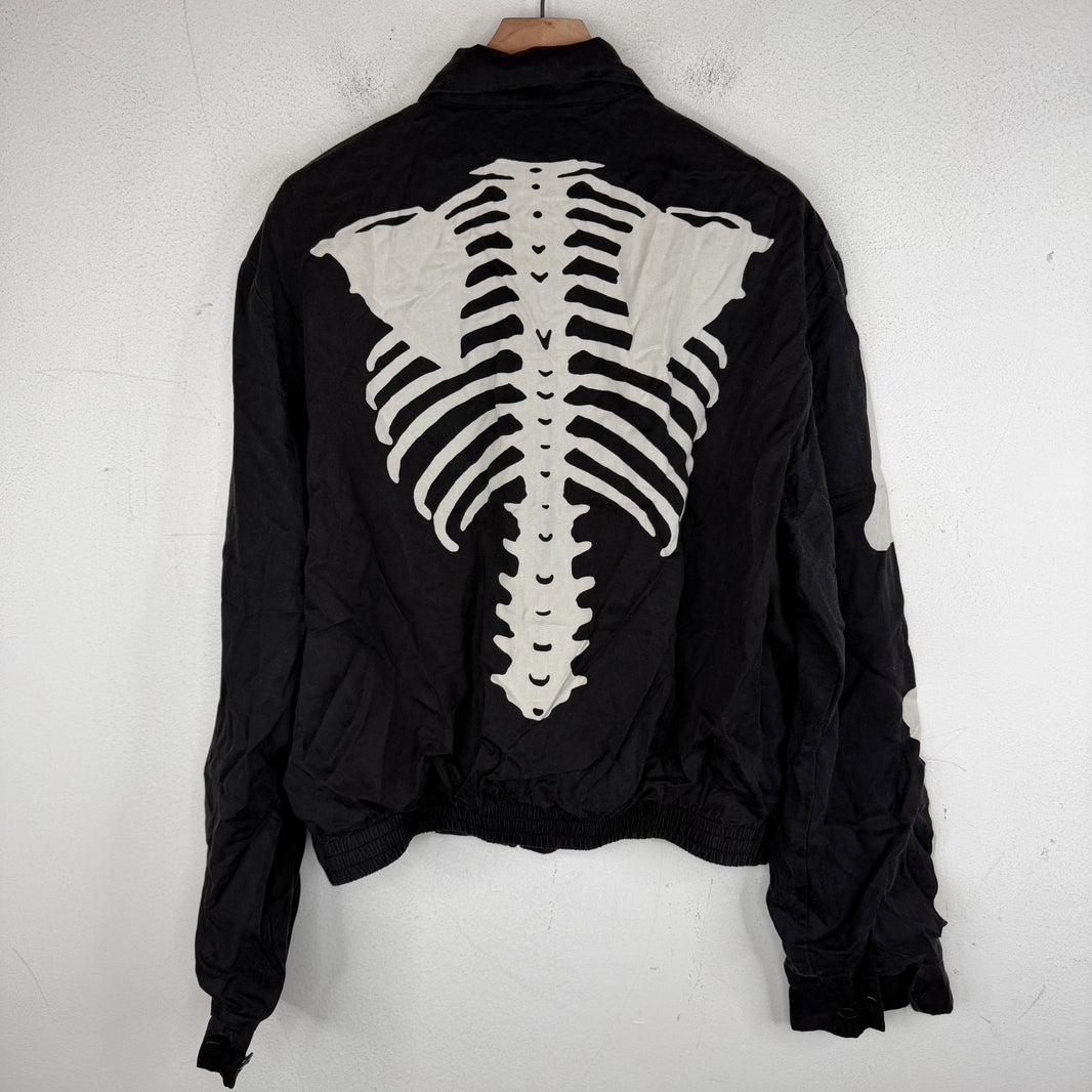 Kapital Skeleton Zip-Up Shirt
