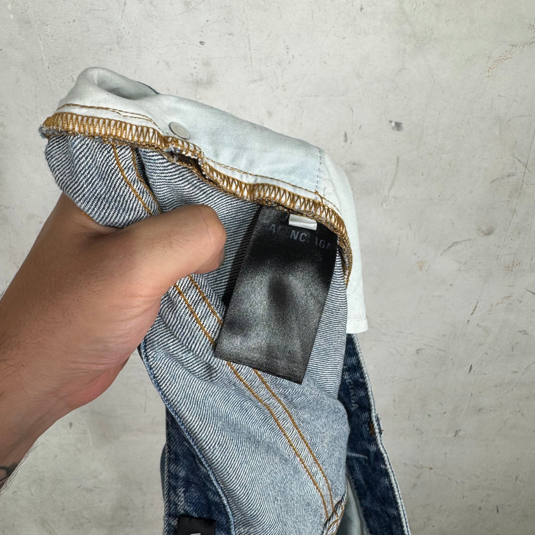 Balenciaga AOP Monogram Lightwash Jeans