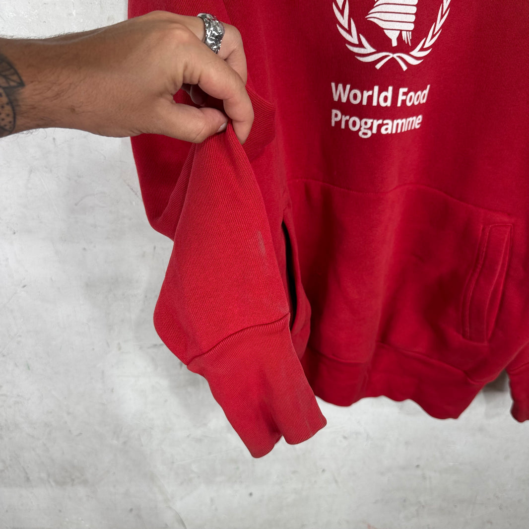 Balenciaga Red WFP Hoodie