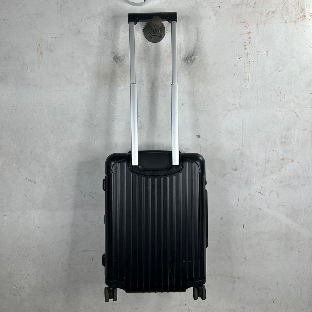 Rimowa Black Plastic Carryon Plus Suitcase